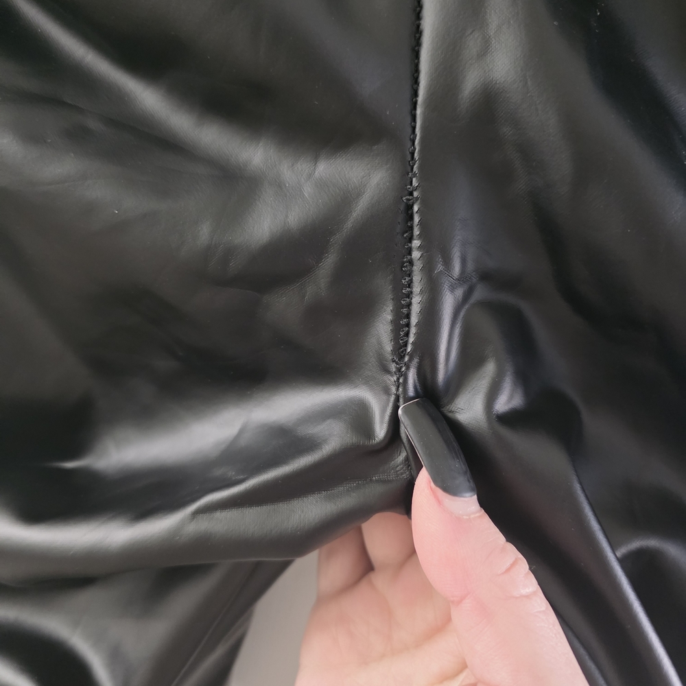 Windsor Black Faux Leather Pants - Picture 5 of 8